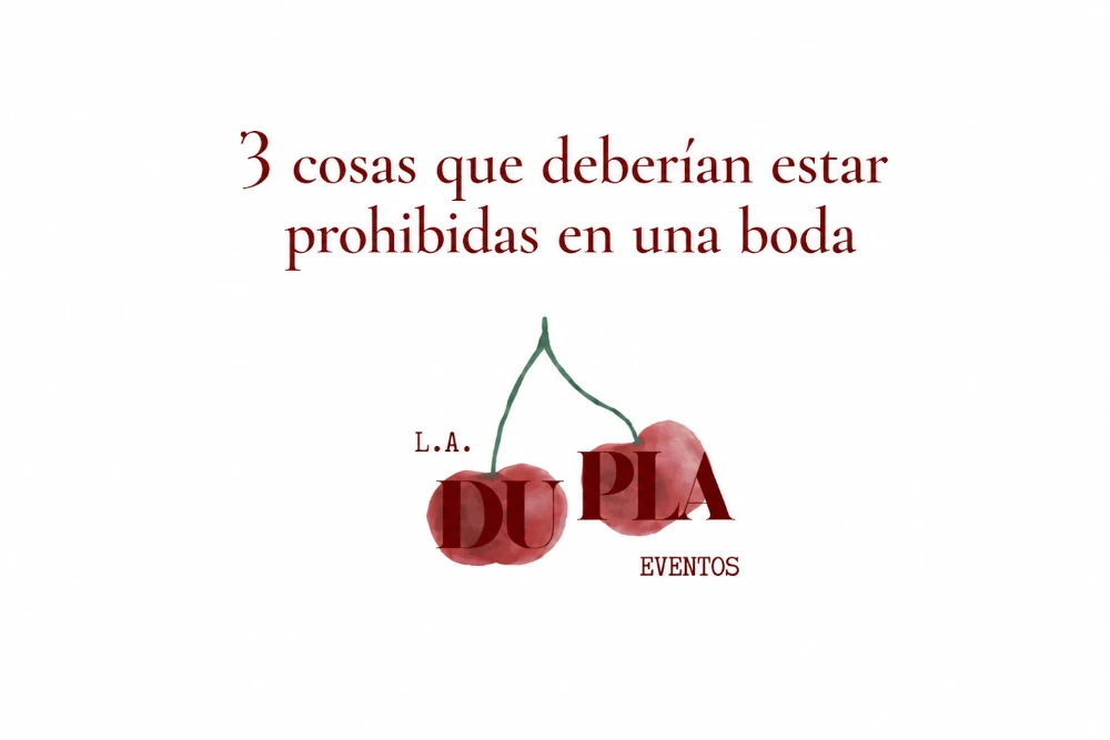 3 cosas que deberían estar prohibidas en una boda